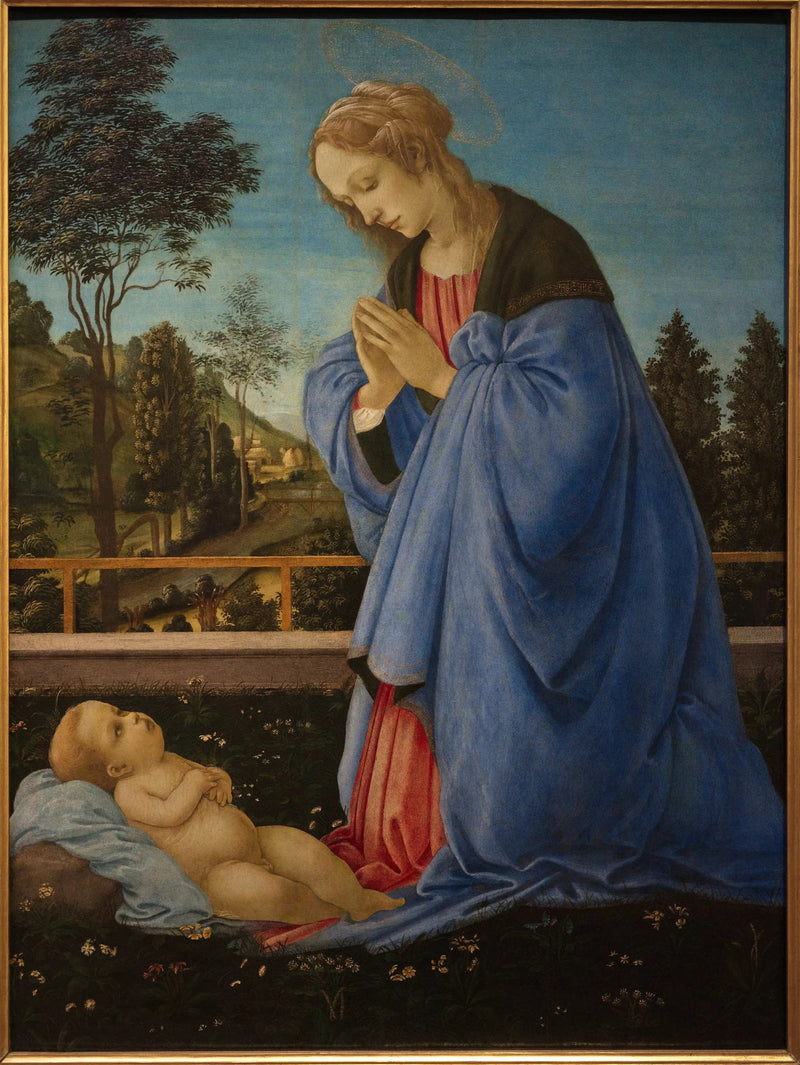 Kristi tilbedelse - Filippino Lippi