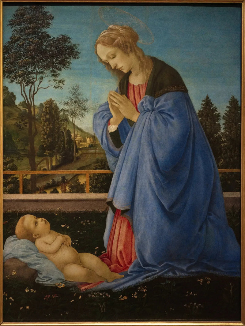 Kristi tilbedelse - Filippino Lippi