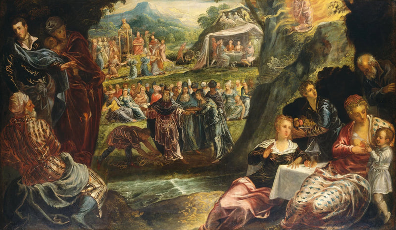Aldringen av det gyldne kalv - Jacopo Tintoretto
