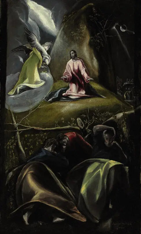 Agonien i oliventrærne-hagen - El Greco