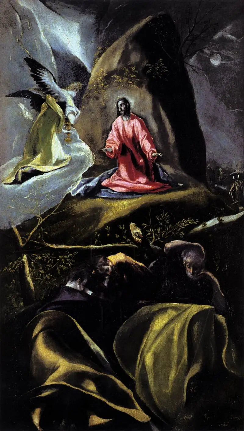 Agonien i oliventrærne. - El Greco