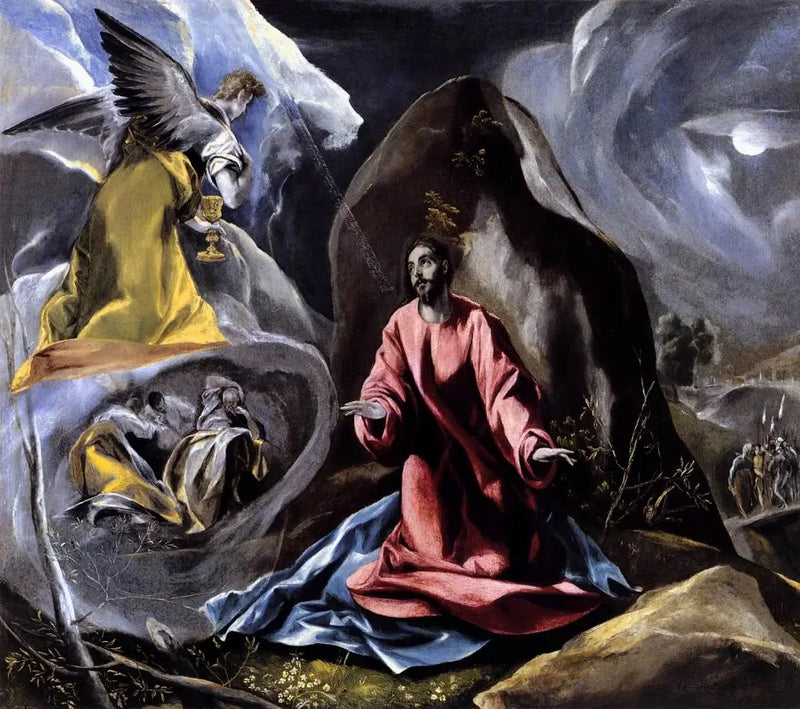 Agonien i oliventrærne - El Greco
