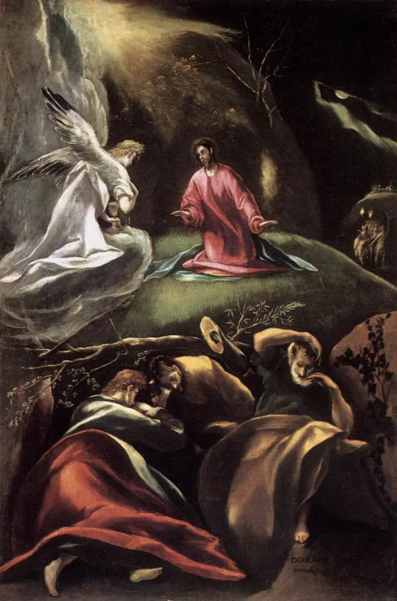 Agonien i oliventrærne - El Greco