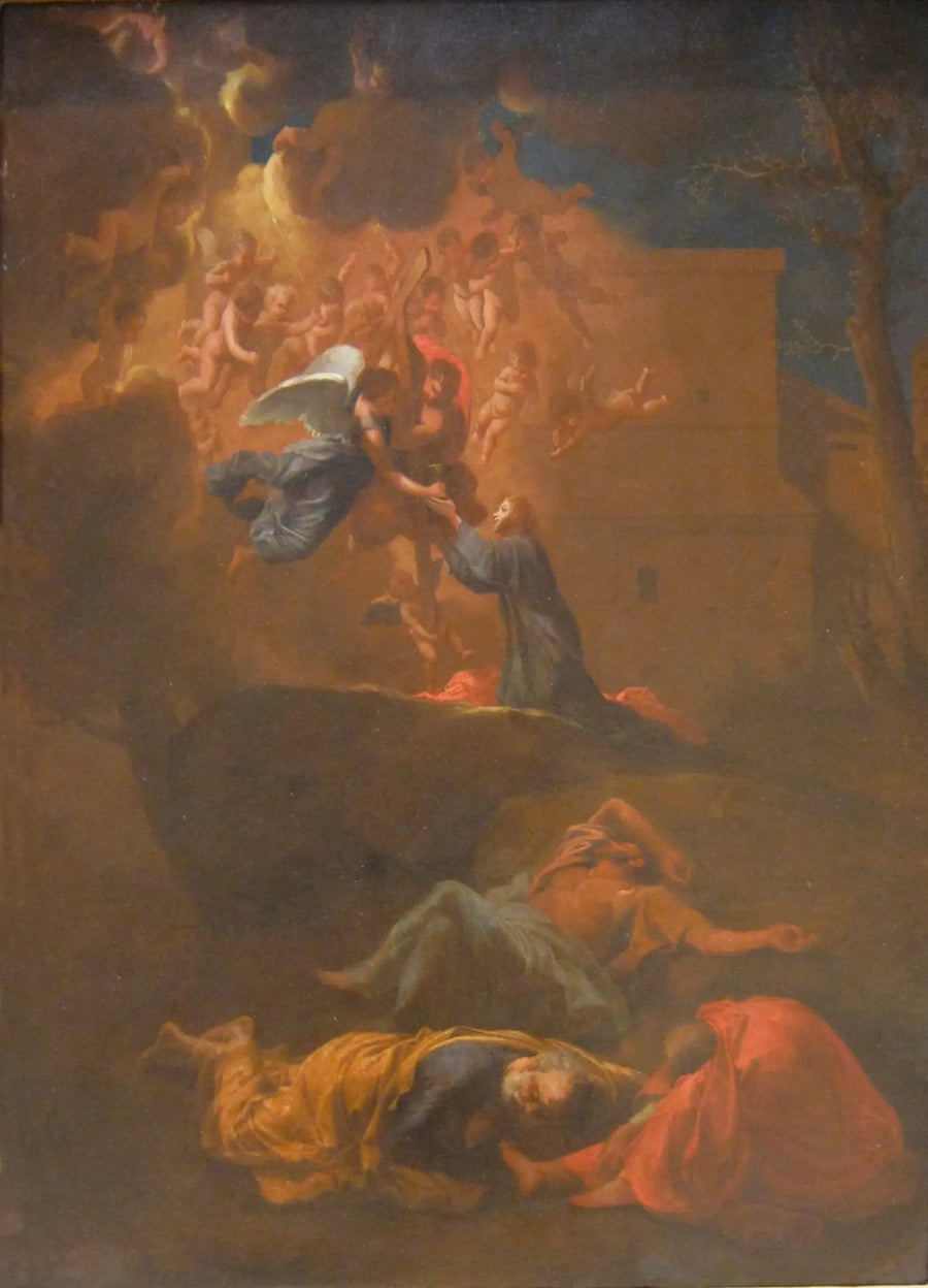 Døden i oliventrærhagen - Nicolas Poussin