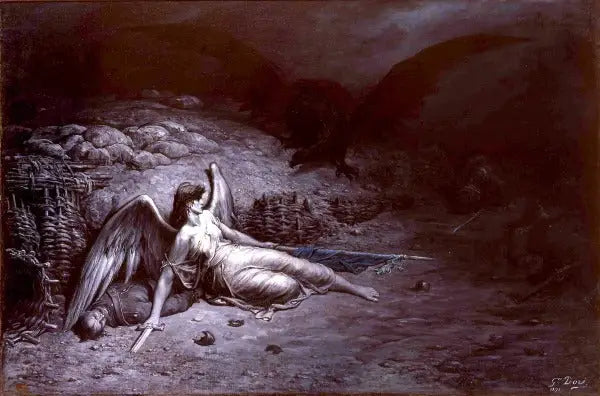 Den svarte ørnen av Preussen - Gustave Doré