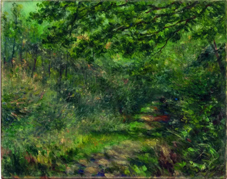 Alléen i skogen - Pierre-Auguste Renoir