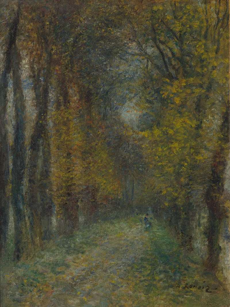 Den dekkerte alléen - Pierre-Auguste Renoir