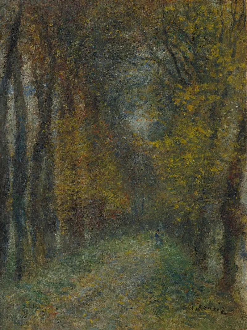Den dekkerte alléen - Pierre-Auguste Renoir