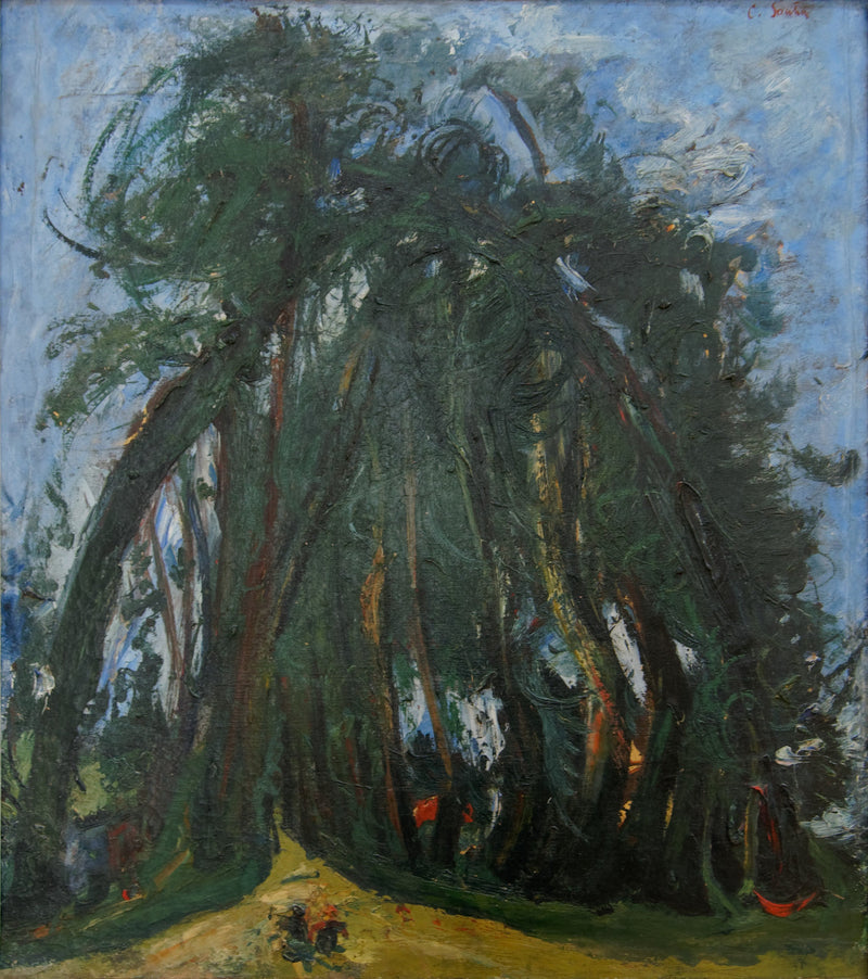 Allé av trær - Chaim Soutine