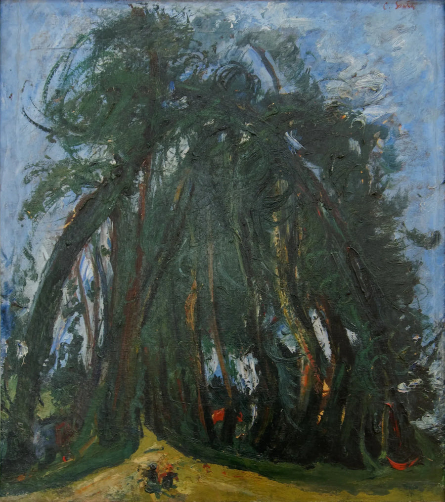Allé av trær - Chaim Soutine