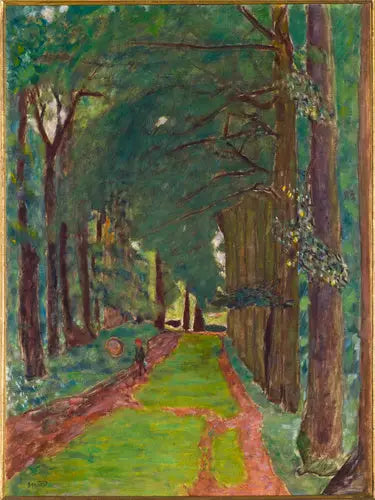Alléen av trær - Pierre Bonnard
