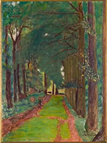 Alléen av trær - Pierre Bonnard