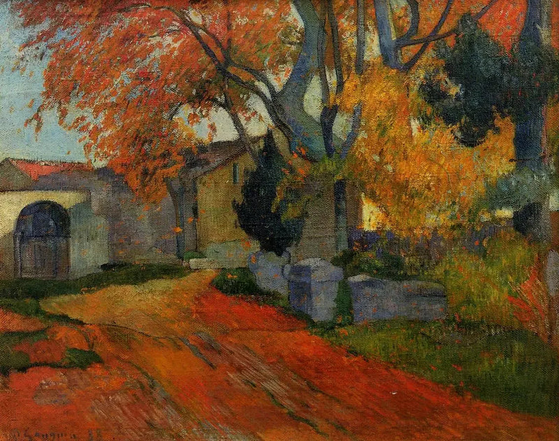 Alleen i Alyscamps - Paul Gauguin