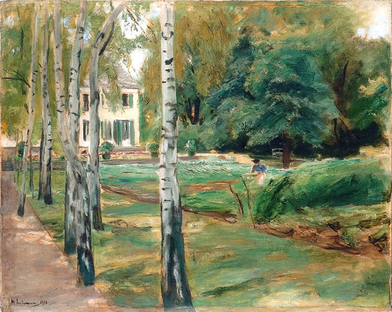 Birkalléen i Wannsee-hagen i vest - Max Liebermann