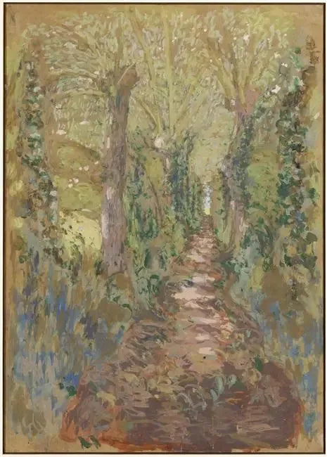 Allé i skogbryn, Amfreville - Édouard Vuillard