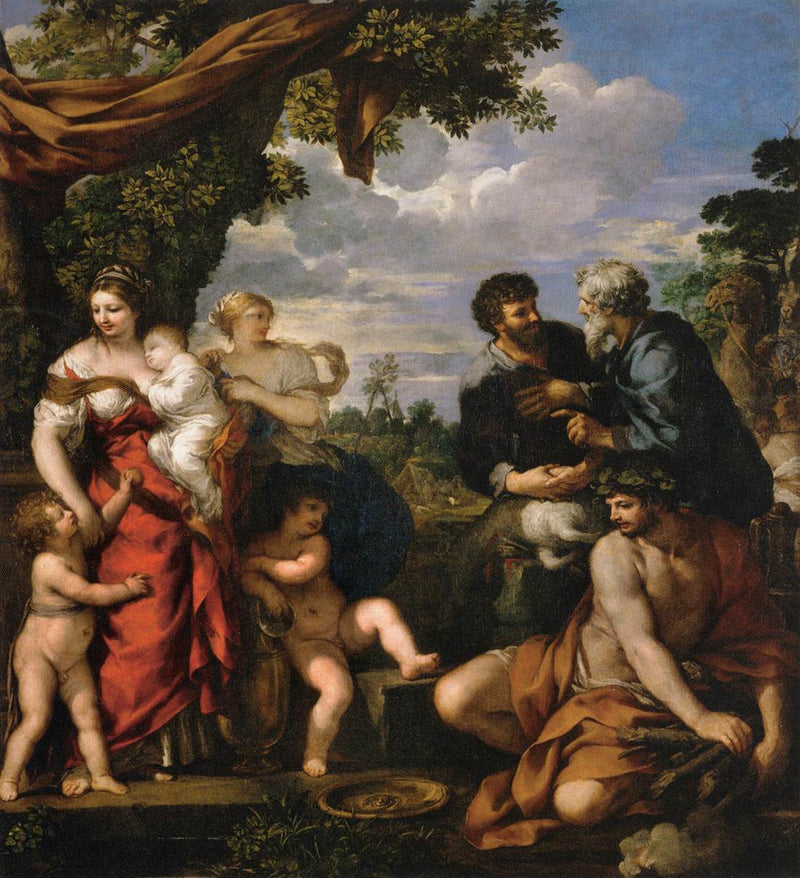 Jakobs og Labans allianse - Pietro da Cortona