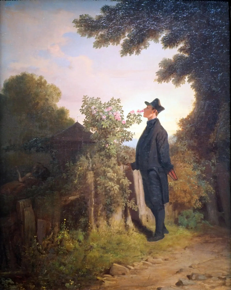 Elskeren av roser - Carl Spitzweg