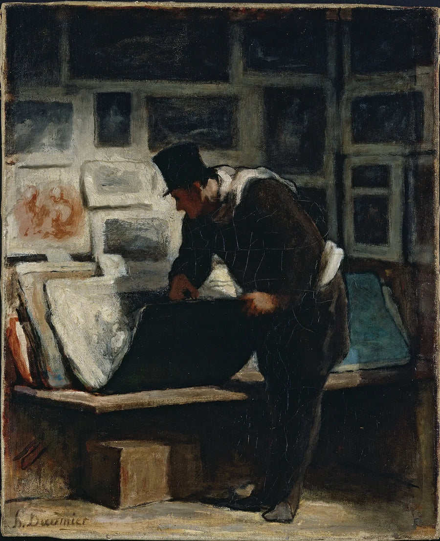 Akvarellentusiasten - Honoré Daumier