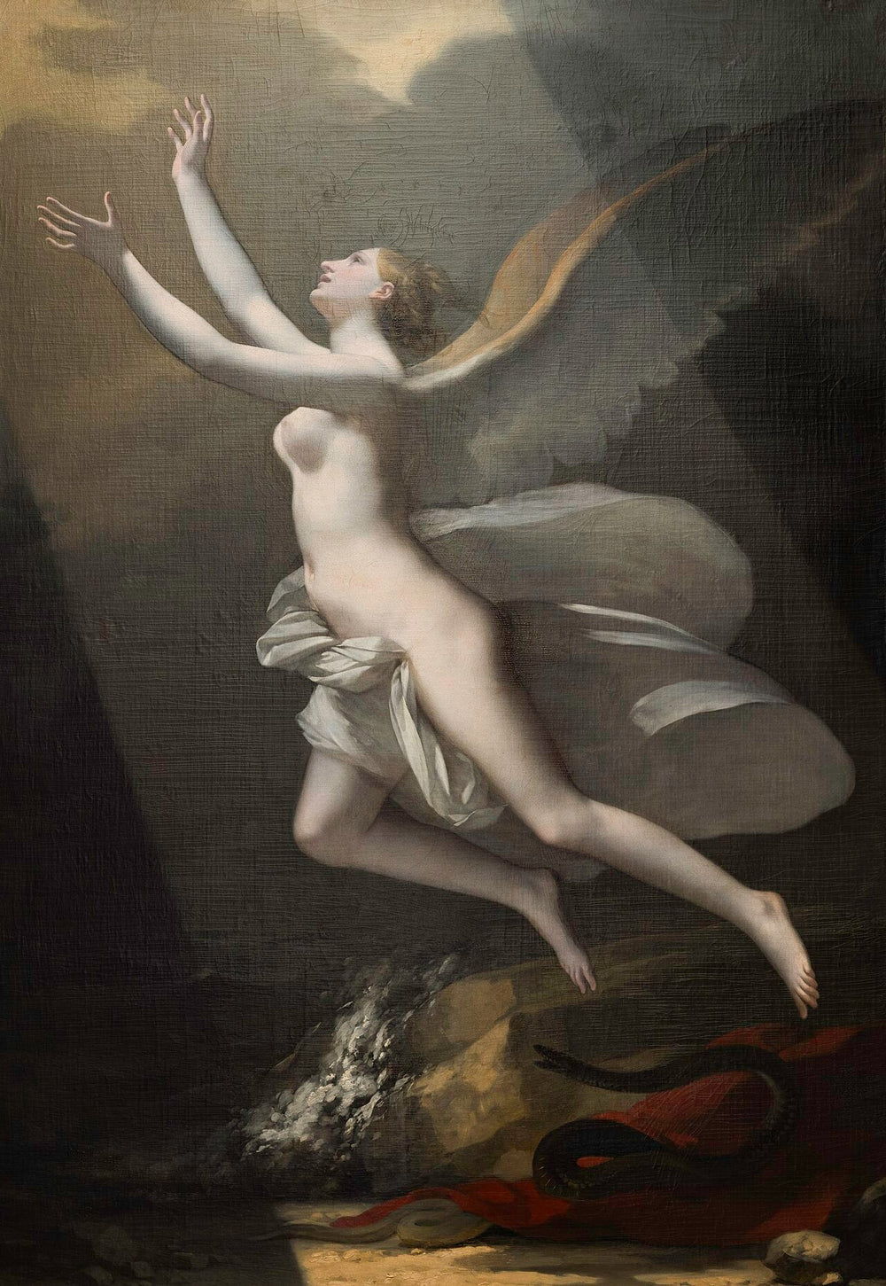 L'Âme brisant les liens qui l'attachent à la terre - Pierre-Paul Prud'hon image 1 reproduction réalisée par Alpha Reproduction