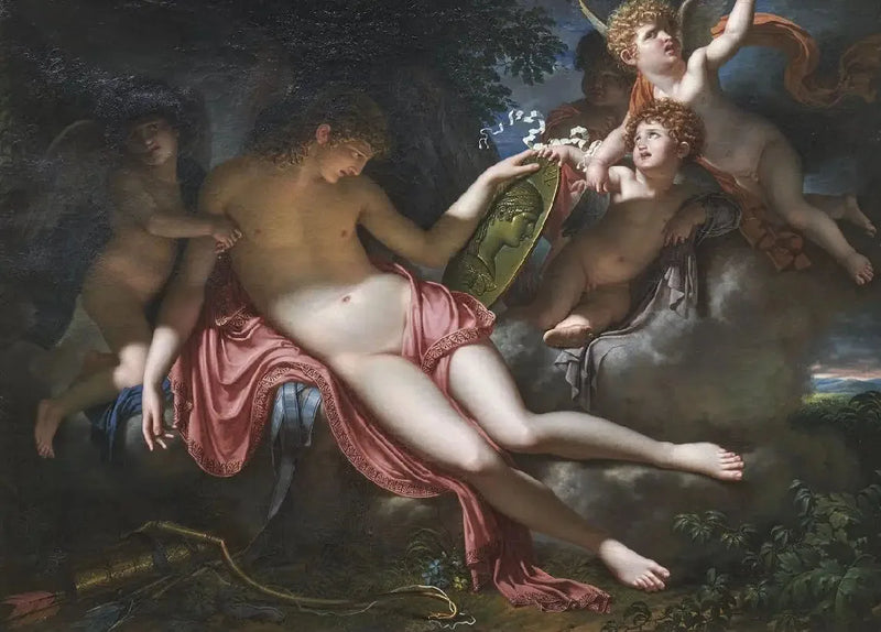 Den unge kjærligheten gråtende over portrettet av Psyke som den har mistet - Charles Meynier

Source:
L'Amour adolescent pleurant sur le portrait de Psyché qu'il a perdu - Charles Meynier