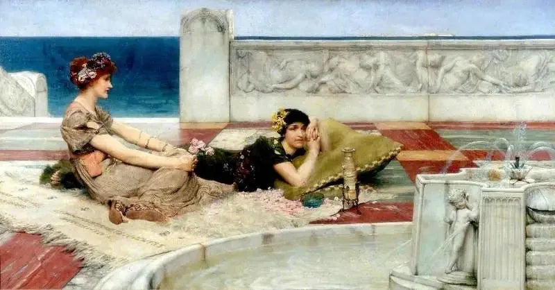 Kjærlighet i lediggang - Lawrence Alma-Tadema