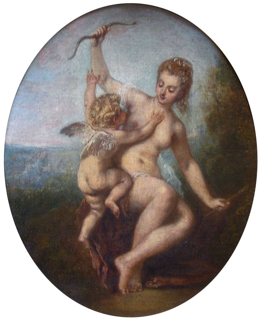 Den avvæpnede kjærligheten - Antoine Watteau