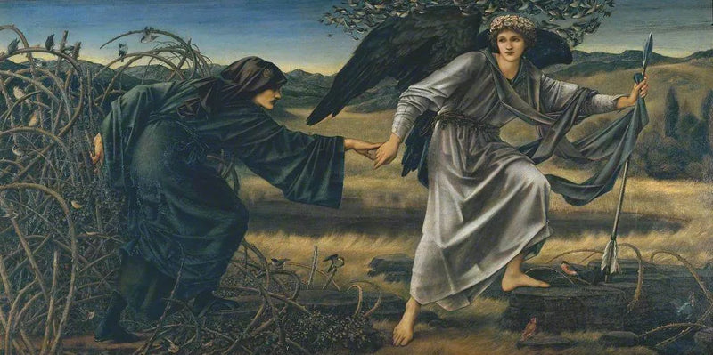 Kjærlighet og pilegrimen - Edward Burne-Jones
