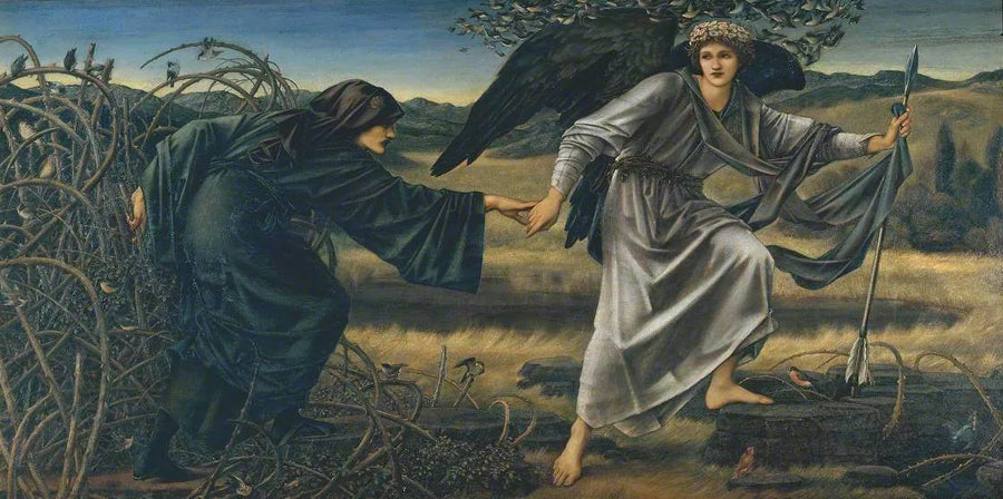 Kjærlighet og pilegrimen - Edward Burne-Jones