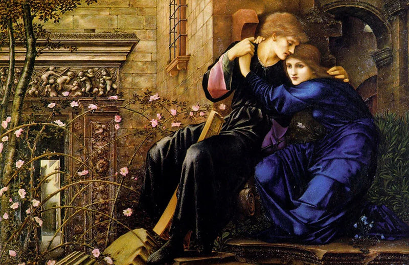 Kjærlighet blant ruinene - Edward Burne-Jones