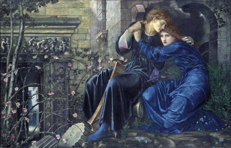 Kjærlighet blant ruinene - Edward Burne-Jones