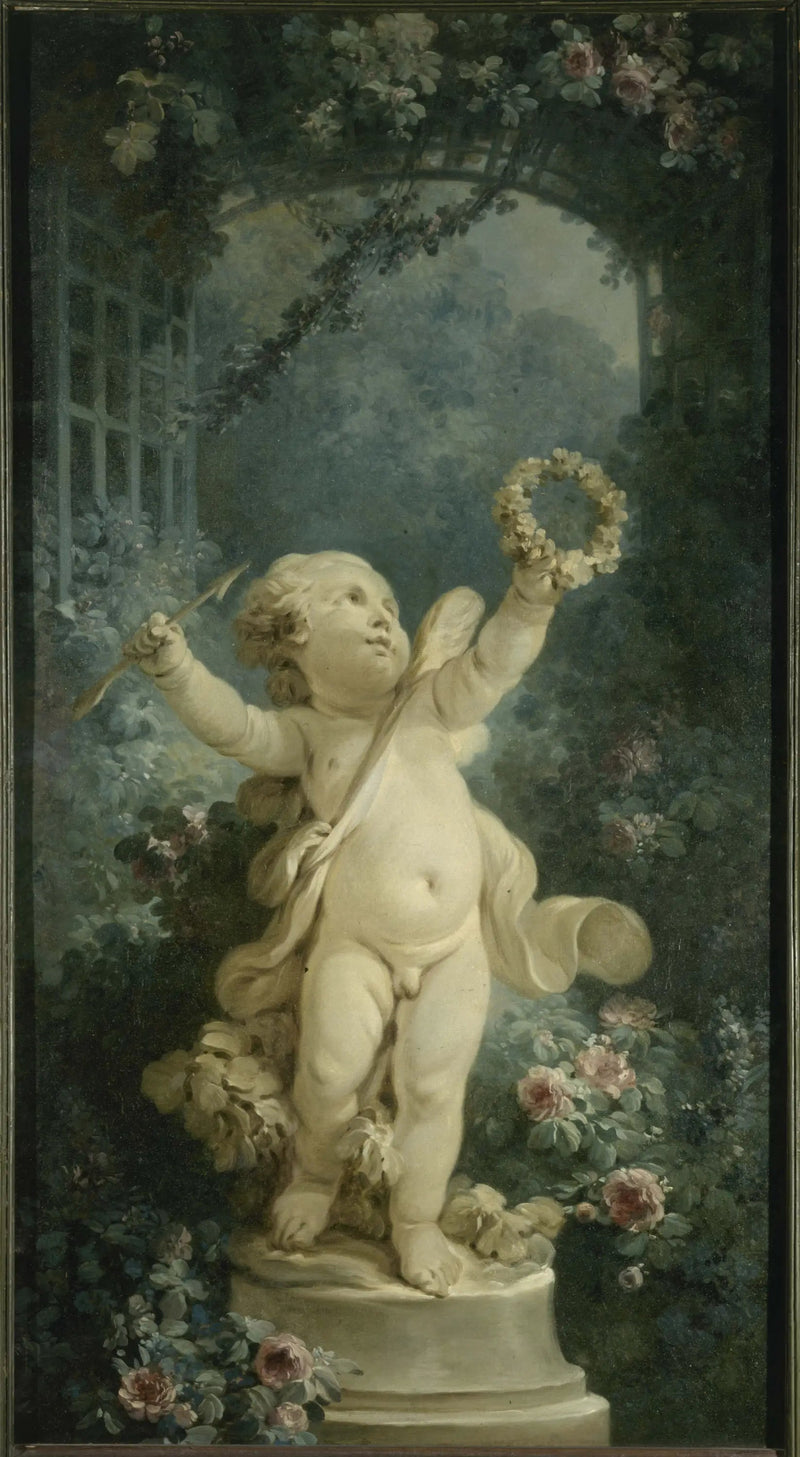 Den triumferende kjærligheten - Jean-Honoré Fragonard