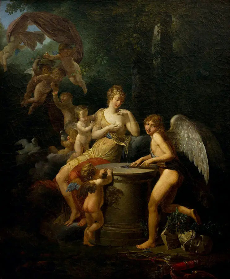 Den beseirede kjærligheten av kyskhet - François Gérard

Source:
L'Amour vaincu par la Chasteté - François Gérard