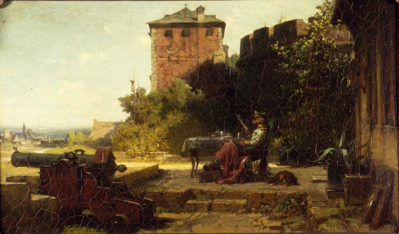 Den tidligere kommandanten av festningen - Carl Spitzweg