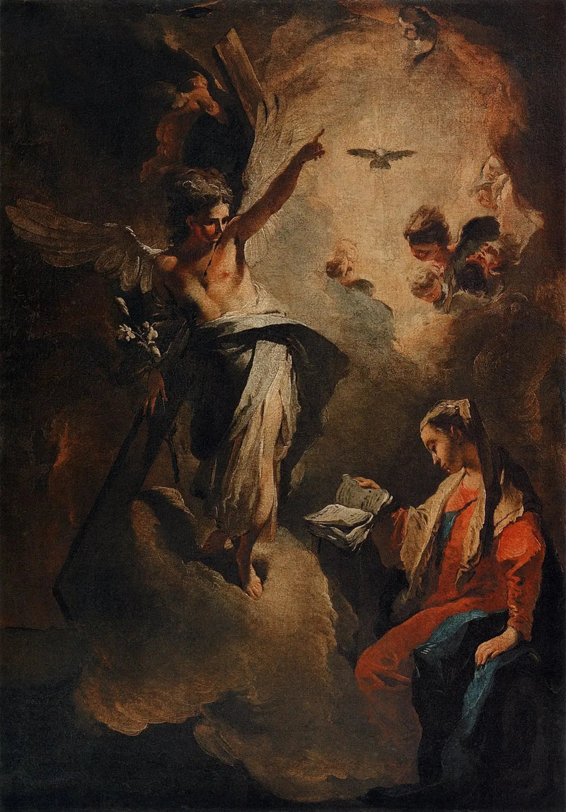 Annonseringen til Den Hellige Jomfru Maria - Giovanni Battista Tiepolo