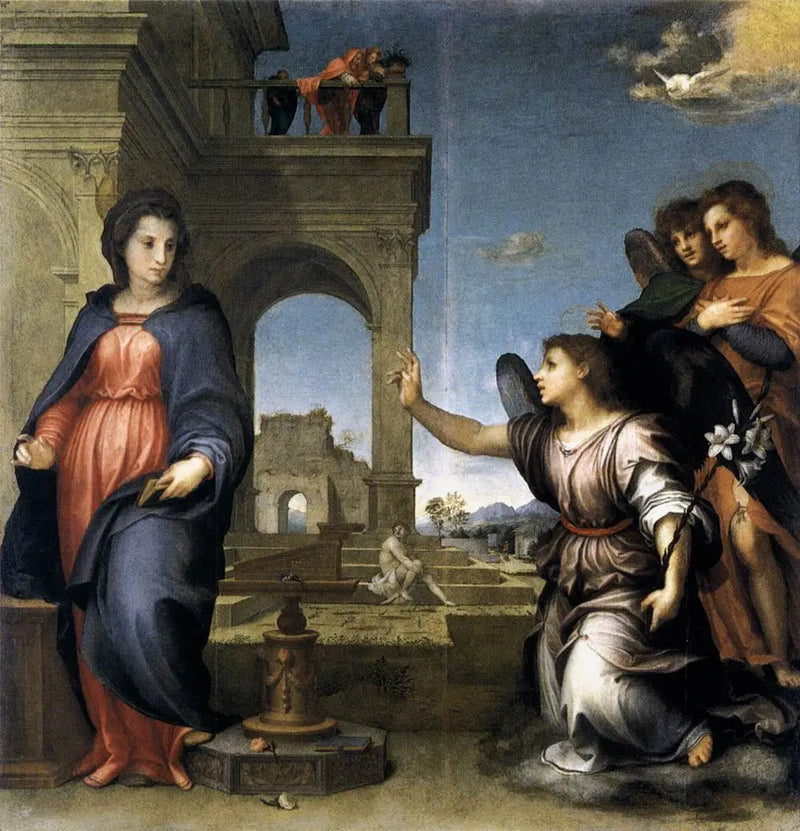 Annonseringen til Maria - Andrea del Sarto