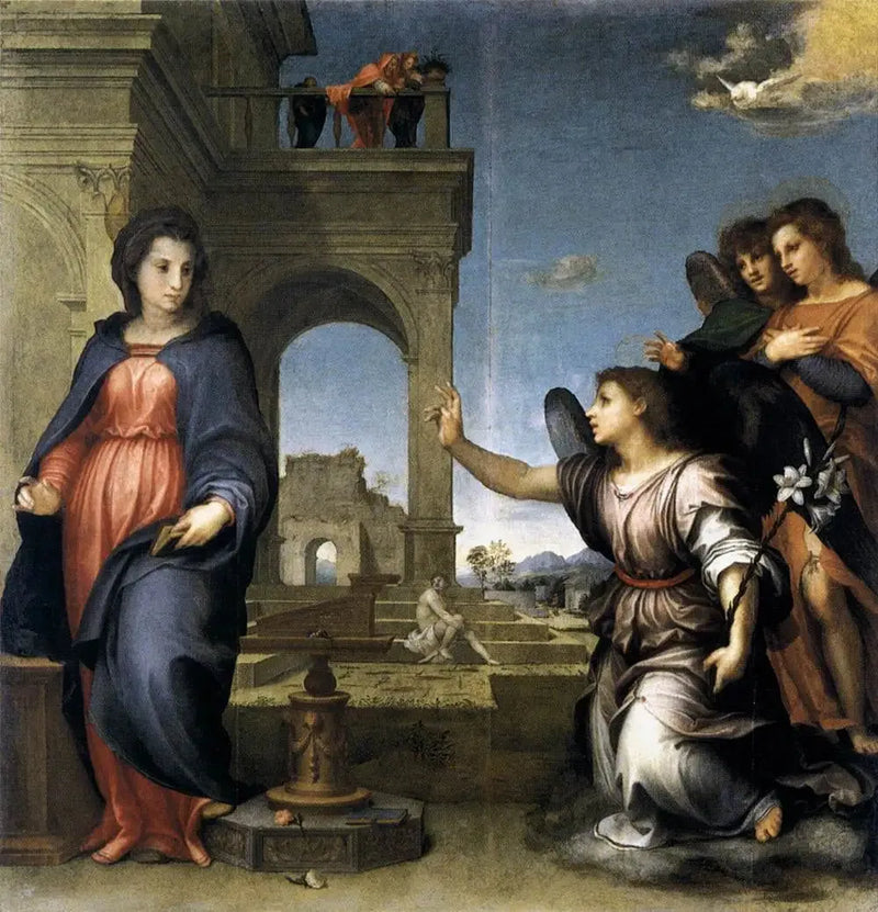 Annonseringen til Maria - Andrea del Sarto