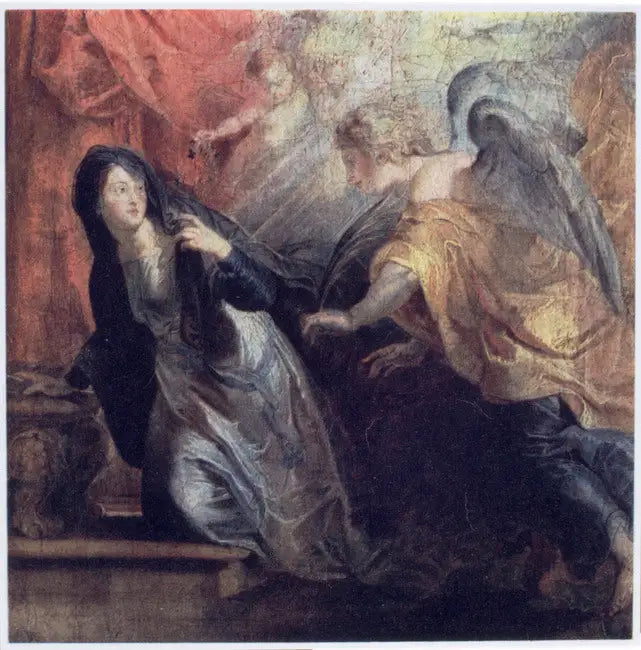 Jomfru Marias Død Annoncering - Peter Paul Rubens