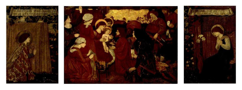 Annonseringen og de vise menns tilbedelse - Edward Burne-Jones