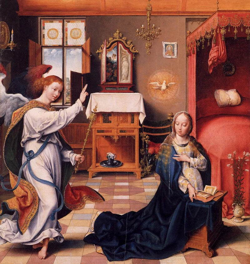 Annonseringen. - Joos van Cleve