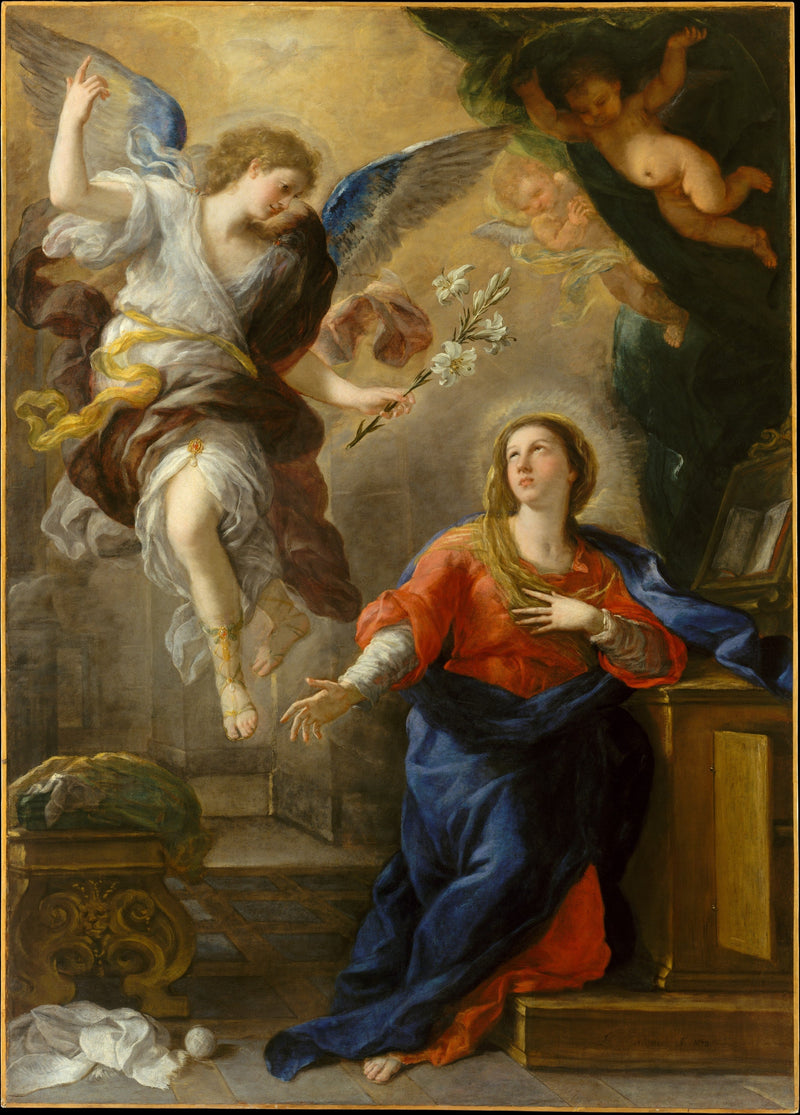 Annonseringen - Luca Giordano