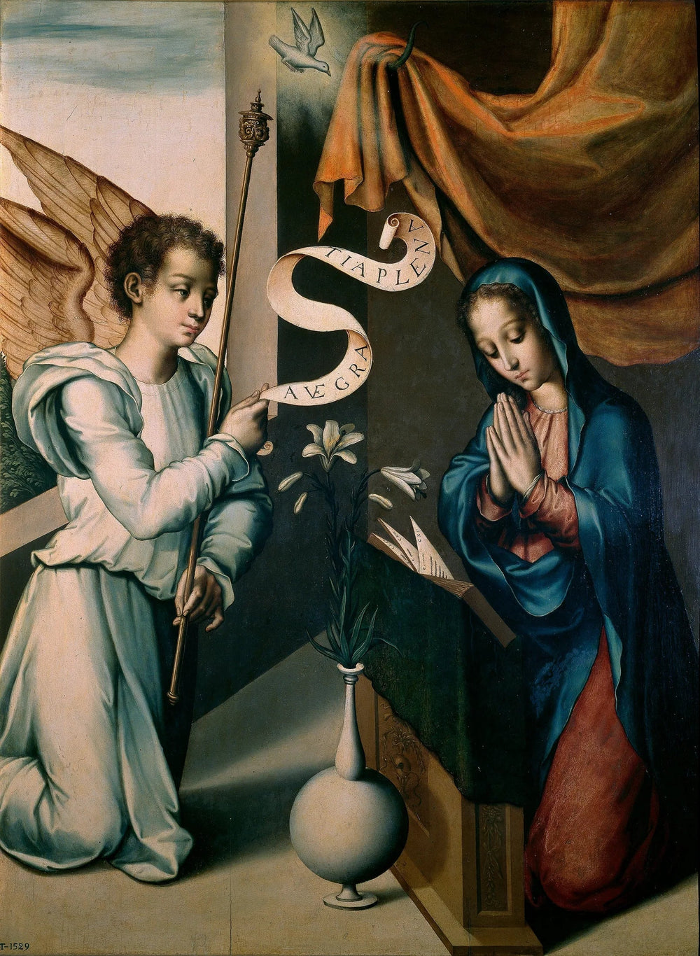 L'Annonciation - Luis de Morales image 1 reproduction d’œuvre d’art à l’huile
