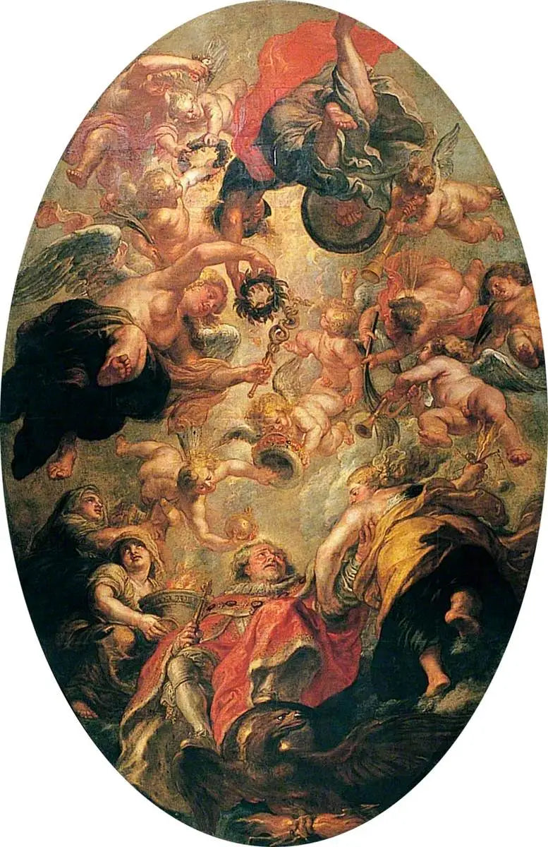 Jacques I's Apoteose - Peter Paul Rubens