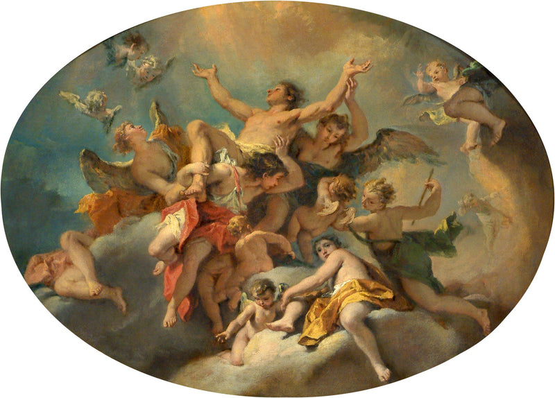 Apoteosen av Saint Sebastian - Sebastiano Ricci