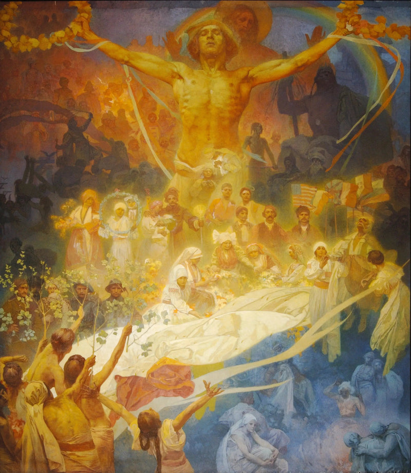 Slavenes apoteose - Alphonse Mucha