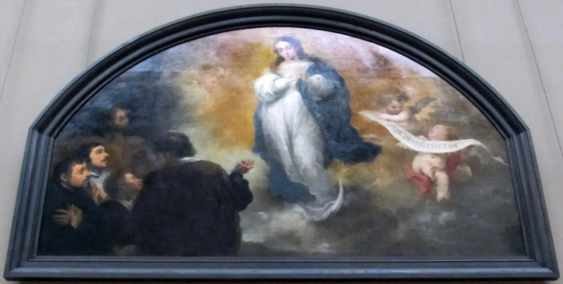 Fremkomsten av Den uplettede unnfangelse med seks figurer - Bartolomé Esteban Murillo

Source:
L'Apparition de l'Imaculée conception à six personnages - Bartolomé Esteban Murillo