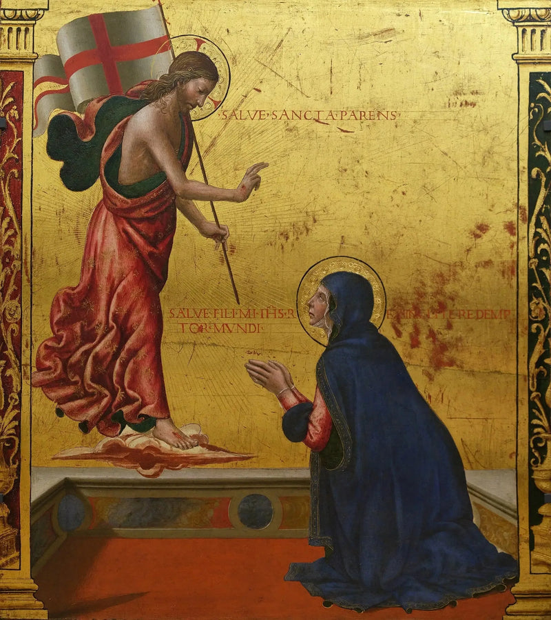 Kristi åpenbaring for Jomfruen - Domenico Ghirlandaio