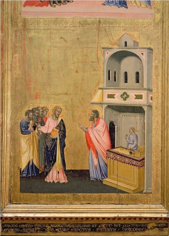 Kallet til Saint Matthieu - Jacopo di Cione