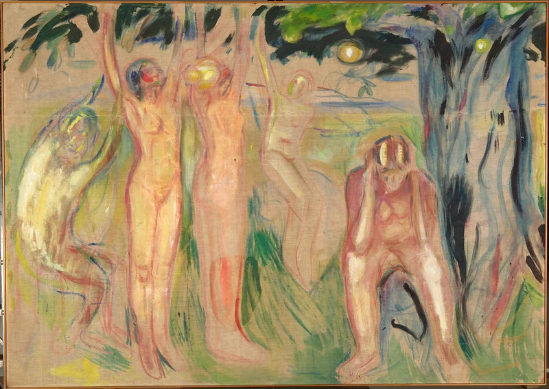 Livets tre: venstre del - Edvard Munch