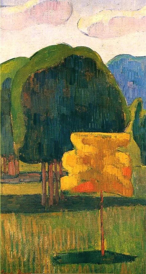 Det gule treet - Émile Bernard