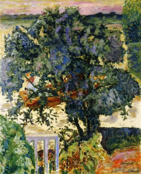 Trærne ved elven - Pierre Bonnard